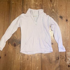 HOLLISTER - Baby Pink Quarter Zip (Size XS)